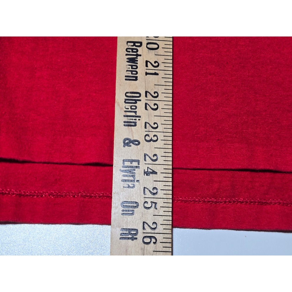 Vintage BIKE Attitude Is Everything Graphic T-Shirt Red XL USA‎ Made 90s Tee - Picture 6 of 7